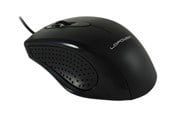 Mus - LC Power M710B - Mus - Optisk - 3 knapper - Sort - LC-M710B