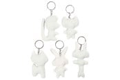 Kreativitet & Hobbyartikler - Creativ Company Fabric Animals Keychain 5pcs. - 49503