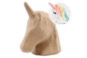 Kreativitet & Hobbyartikler - Creativ Company Unicorn Head Papier-mâché - 50420