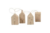 Kreativitet & Hobbyartikler - Creativ Company Paper mache houses 4 pcs. - 549110