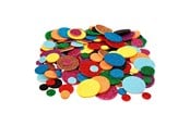 Hobby artikler - Creativ Company Foam Shapes Glitter Circles 150pcs. - 790220