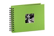 Fotoalbum & -arkivering - Hama "Fine Art" Spiral Album 24 x 17 cm 50 Black Pages kiwi - 113676