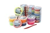 Hobby artikler - Creativ Company Foam Clay - Assorted Colours - 28 tubs - 78816