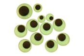 Kreativitet & Hobbyartikler - Creativ Company Wiggle Eyes Glow in the Dark Self Adhesive 30pcs. - 501020
