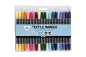 Skrive- og Tegneværktøjer - Creativ Company Textile Pens - Extra Colors 20pcs. - 34833