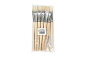 Hobby artikler - Creativ Company Wooden brushes - Nr. 20 Short handle 12pcs. - 10620