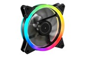 Kabinet Køler - Sharkoon SHARK Blades RGB - Kabinet køler - 120mm - Sort - 4044951026876