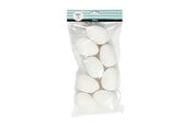 Kreativitet & Hobbyartikler - Creativ Company Goose eggs White 8st. - 51022