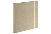Fotoalbum & -arkivering - Hama "Tessuto" Jumbo Album 30x30 cm 60 White Pages beige - 3847