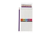 Skrive- og Tegneværktøjer - Creativ Company Colortime colouring pencils - Purple 12pcs. - 38575