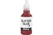 Tape & lim - Creativ Company Glitter Glue Red 25 ml - 318220