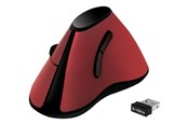 Mus - LogiLink Ergonomic vertical mouse wireless 2.4 GHz red - Vertical mouse - Optisk - 5 knapper - Rød - ID0159