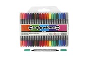 Skrive- og Tegneværktøjer - Creativ Company Colortime Double-sided pens - Basic colors 20st. - 37983