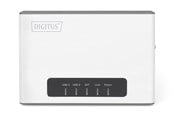 Netværksudstyr & Forlænger til trådløs - DIGITUS DN-13024 2 Port USB 2.0 Wireless Multi-Functional Network Server 300 Mbps - DN-13024