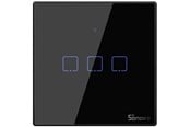 Smart Home - Sonoff WiFi Smart Wall Switch T3EU3C-TX Black - IM190314020