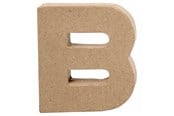 Kreativitet & Hobbyartikler - Creativ Company Letter Papier-mache Small - B - 26640