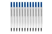 Skrive- og Tegneværktøjer - Parker PARKER rollerball refill, medium, blå, 12 stk. - 1950311