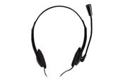 Hovedtelefoner/headset - LogiLink Stereo headset 2x 3.5 mm headphone jack boom microphone eco box - HS0052