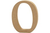 Kreativitet & Hobbyartikler - Creativ Company Letter O MDF 8cm 1pc. - 56374