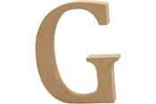 Kreativitet & Hobbyartikler - Creativ Company Letter G MDF 8cm 1pc. - 56366