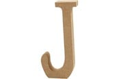 Kreativitet & Hobbyartikler - Creativ Company Letter J MDF 8cm 1pc. - 56369