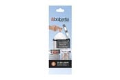 Rengøring - brabantia Size B - trash can liner - 5 L - high-density polyethylene (HDPE) - white - pack of 12 x 20 - 311741