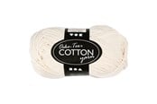 Garn & Tilbehør - Creativ Company Cotton yarn Off-White 50gr 170m - 431030