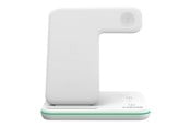 Mobil - Adaptere & Opladere - Canyon WS-303 wireless charging stand - 3-in-1 - 15 Watt - White - CNS-WCS303W