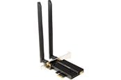 Netværksadapter (netkort, printserver mv.) - Inter-Tech DMG-36 Wi-Fi 6E + BT 5.2 PCIe adapter - 5400Mbps - 88888165