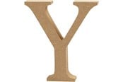 Kreativitet & Hobbyartikler - Creativ Company Letter Y MDF 13cm 1pc. - 56334