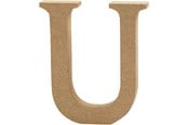 Kreativitet & Hobbyartikler - Creativ Company Letter U MDF 13cm 1pc. - 56330
