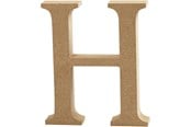 Kreativitet & Hobbyartikler - Creativ Company Letter H MDF 13cm 1pc. - 56317