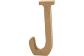 Kreativitet & Hobbyartikler - Creativ Company Letter J MDF 13cm 1pc. - 56319