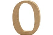 Kreativitet & Hobbyartikler - Creativ Company Number 0 MDF 13cm 1pc. - 56338