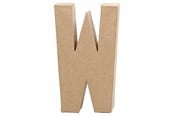 Kreativitet & Hobbyartikler - Creativ Company Letter Papier-mache - W - 26622