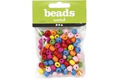 Kreativt Legetøj - Creativ Company Wooden Beads Mix 8mm 16gr - 571060