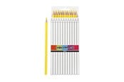 Skrive- og Tegneværktøjer - Creativ Company Triangular colored pencils - Yellow 12pcs. - 38570