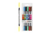 Skrive- og Tegneværktøjer - Creativ Company Colortime double ink 6pcs. - 37984