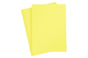 Papir, Fotopapir og Etiketter - Creativ Company Colored Cardboard Canary Yellow A4 20 sheets - 21111