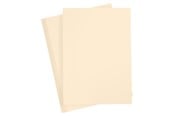 Papir, Fotopapir og Etiketter - Creativ Company Colored Cardboard Sand color A4 20 sheets - 21128
