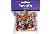 Kreativt Legetøj - Creativ Company Beads Rainbow Multi Mix - 699841