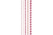 Kreativt Legetøj - Creativ Company Half Adhesive Pearls Pink 2-8mm 140pcs. - 28320