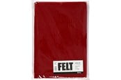 Kreativitet & Hobbyartikler - Creativ Company Craft felt Antique Red A4 10 sheets - 45507