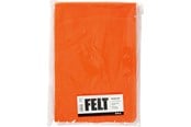 Kreativitet & Hobbyartikler - Creativ Company Hobby Felt Orange A4 10 Sheets - 45503
