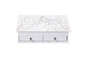 Kreativitet & Hobbyartikler - Creativ Company Jewelery box Papier mâché Mermaid with mirror - 50440