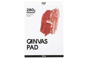 Hobby artikler - Creativ Company Canvas Block White A4 280gr 10 Sheets - 25753