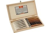 Køkkenredskaber - Jean Dubost Knive træ mix 2,5mm, 6stk Laguiole - JL0060084B14017