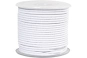 Kreativitet & Hobbyartikler - Creativ Company Elastic White 25m - 410360