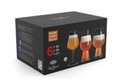 Borddækning - Luigi Bormioli Ølglassæt tester ale og hvede Birrateque 3 x 2 st - 17345