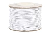 Hobby artikler - Creativ Company Elastic Thickness 1mm White 25m - 41030